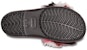 (W) Crocs Crocband Platform So Luxe Slide 'Burgundy Fluffy' Merah Berbulu 205926-096