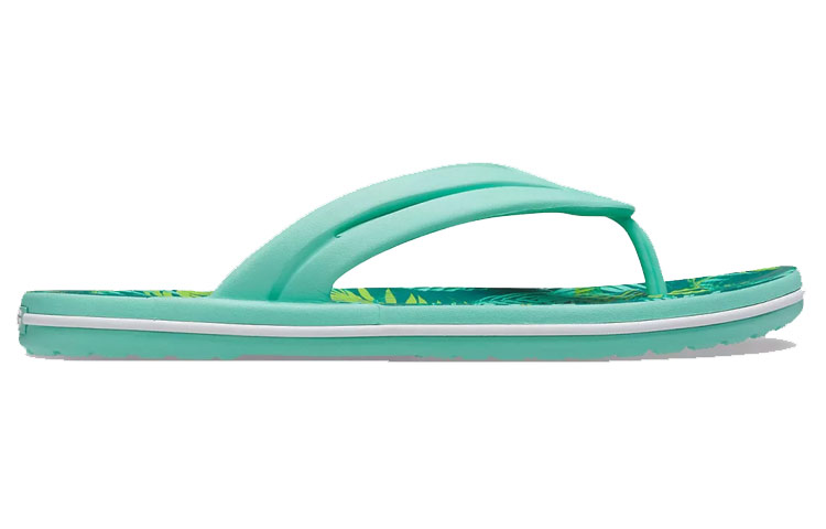 (W) Crocs Crocband Tropical 'Green Thong' 圖 2
