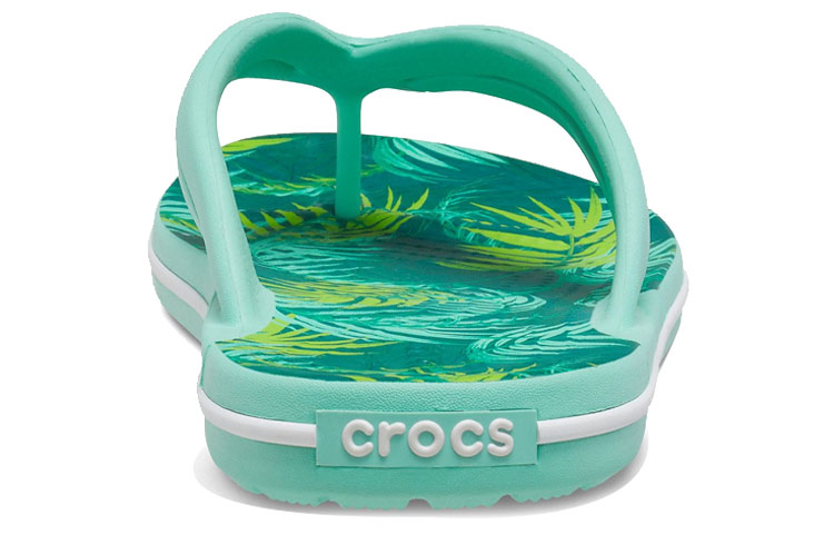 (W) Crocs Crocband Tropical 'Green Thong' 圖 4