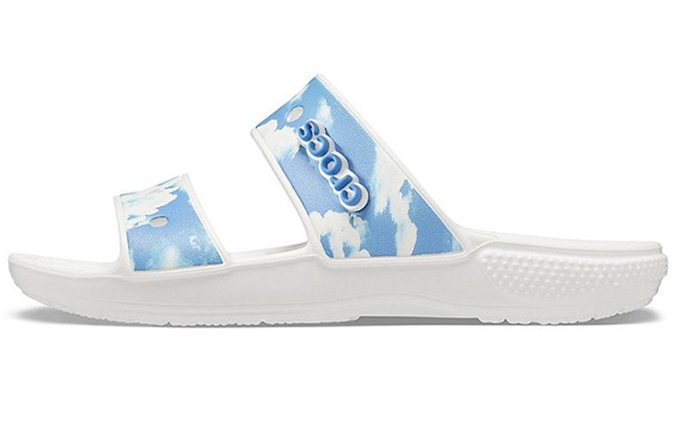 (Women) Crocs CrocsOther Sports slippers 'White Blue' 207248-100