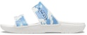 (W) Crocs Selipar Sukan 'Putih Biru' 207248-100
