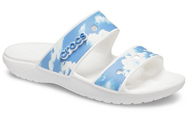 Lookbook (W) Crocs CrocsOther Sports Slippers ''Wit Blauw'' 207248-100