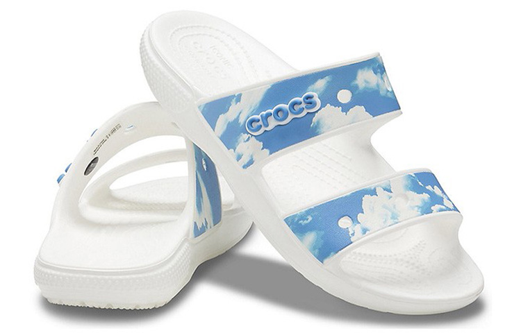 Shop (W) Crocs CrocsOther Sports Slippers ''Wit Blauw'' 207248-100