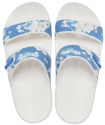 (W) Crocs Selipar Sukan 'Putih Biru' 207248-100 Purchase (W) Crocs Selipar Sukan 'Putih Biru' 207248-100