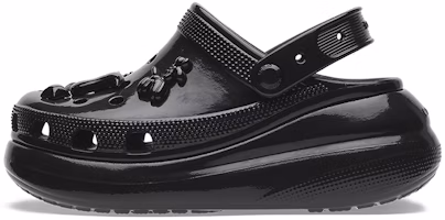 (Women) Crocs Crush High Shine Clogs 'Black' 209285-001 (Women) Crocs Crush High Shine Clogs 'Black' 209285-001