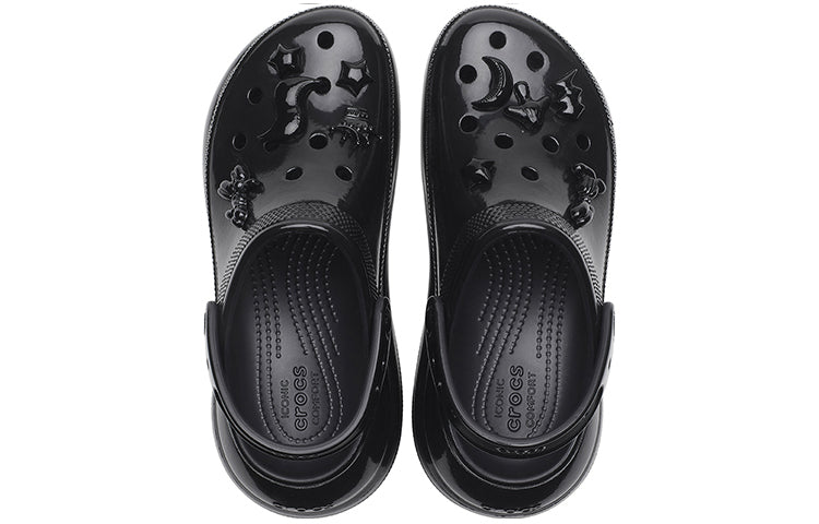 Shop (W) Crocs Crush High Shine Clogs 'Hitam' 209285-001