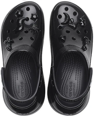 (W) Crocs Crush High Shine Clogs 'Hitam' 209285-001 Shop (W) Crocs Crush High Shine Clogs 'Hitam' 209285-001