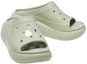 Shop (W) Crocs Crush High Shine Slides 'Hijau Terang' 209648-3VS
