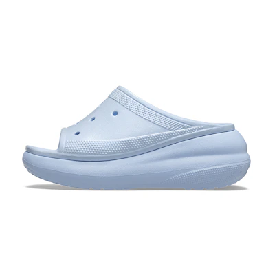 (W) Crocs Crush Meta Pearl Slides 'Blue Calcite'
