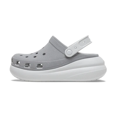 (W) Crocs Crush RF Clogs 'Grey White'