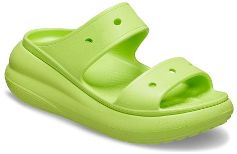 (W) Crocs Crush 凉鞋 '柠檬水绿' 207670-3UH Lookbook (W) Crocs Crush 凉鞋 '柠檬水绿' 207670-3UH