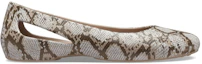 Order (W) Crocs Cut-Out Platte Sport Sandalen ''Bruine Slangenprint'' 206210-195