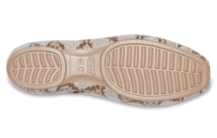Details for (W) Crocs Cut-Out Platte Sport Sandalen ''Bruine Slangenprint'' 206210-195