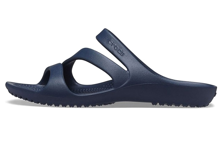 (Women) Crocs Deep Blue Slippers 206756-410