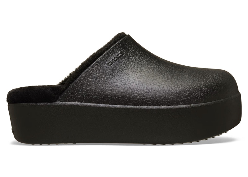 Buy (W) Crocs Dylan Plataforma Forrada Zueco Negro 212770-001