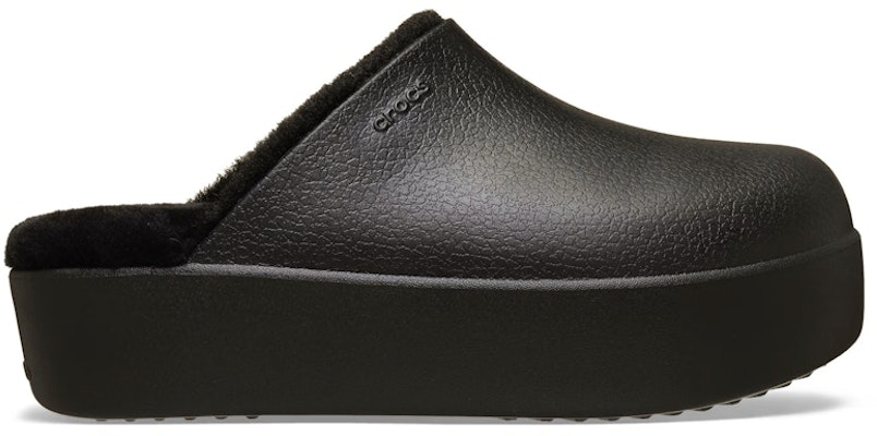 (Women) Crocs Dylan Platform Lined Clog Black 212770-001 Buy (Women) Crocs Dylan Platform Lined Clog Black 212770-001