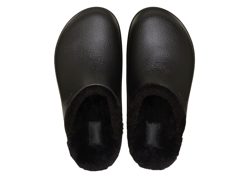 Order (W) Crocs Dylan Plataforma Forrada Zueco Negro 212770-001