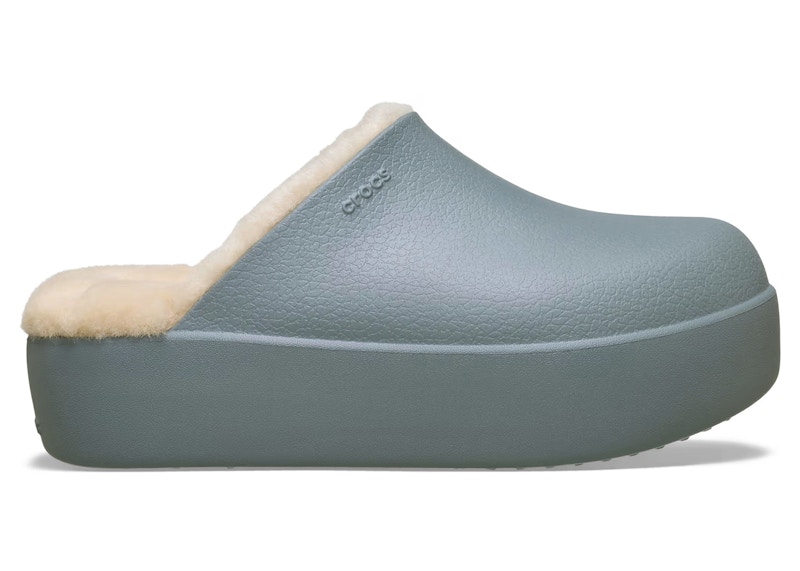 Buy (W) Crocs Dylan Plataforma Forrada Hombre Mujer Color Concrete Sandstone 212770-1YJ