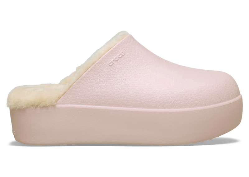 (Women) Crocs Dylan Platform Lined Clog Quartz Sandstone 212770-7CN