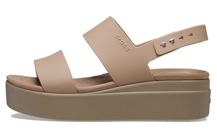 Buy (W) クロックス ファッションスライド (ライトカーキ) 206453-2EL