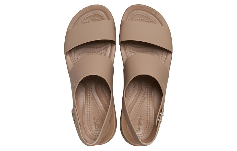 Order (W) クロックス ファッションスライド (ライトカーキ) 206453-2EL