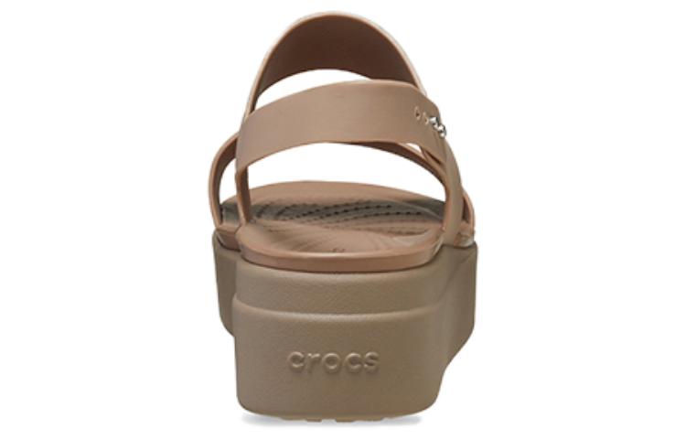 Lookbook (W) クロックス ファッションスライド (ライトカーキ) 206453-2EL