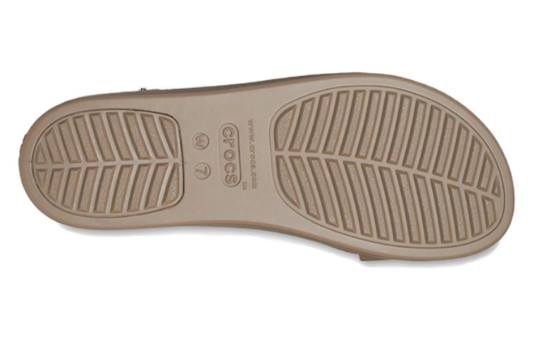 Shop (W) クロックス ファッションスライド (ライトカーキ) 206453-2EL