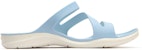 (W) Crocs Selipar Sukan Tapak Rata Biru 203998-4JQ