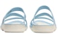 (W) Crocs Selipar Sukan Tapak Rata Biru 203998-4JQ