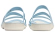 Lookbook (W) Crocs Selipar Sukan Tapak Rata Biru 203998-4JQ