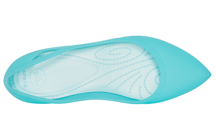 Shop (W) Crocs Sandali Flat Azzurro Ghiaccio 16265-4DJ