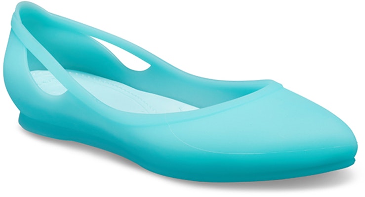 (Women) Crocs Flat ice blue Sandals 16265-4DJ Order (Women) Crocs Flat ice blue Sandals 16265-4DJ