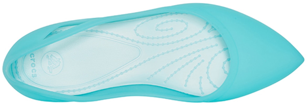 (Women) Crocs Flat ice blue Sandals 16265-4DJ Shop (Women) Crocs Flat ice blue Sandals 16265-4DJ