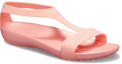 Order (W) Crocs Flache Rosa Sandalen 205469-6JC