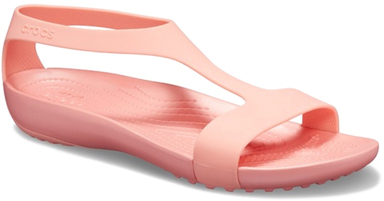 (Women) Crocs Flat Pink Sandals 205469-6JC Order (Women) Crocs Flat Pink Sandals 205469-6JC