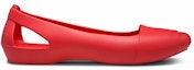 Order (W) Sandal Crocs Merah Rata 202811-8C1
