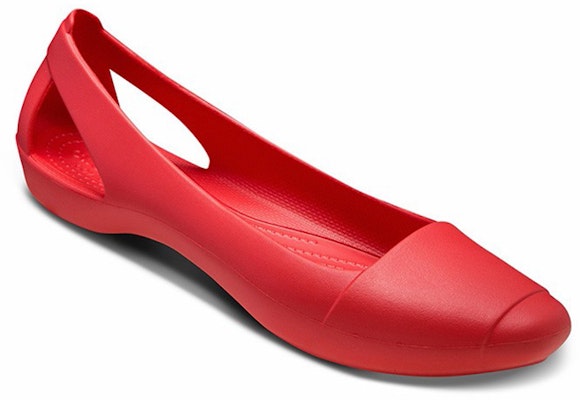 (Women) Crocs Flat Red Sandals 202811-8C1 Lookbook (Women) Crocs Flat Red Sandals 202811-8C1