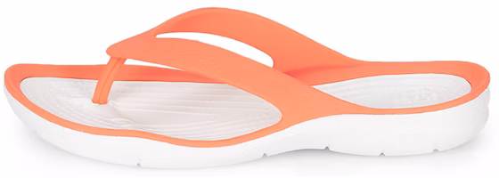 (Women) Crocs Flip-Flop 'Orange White' 204974-82Q (Women) Crocs Flip-Flop 'Orange White' 204974-82Q