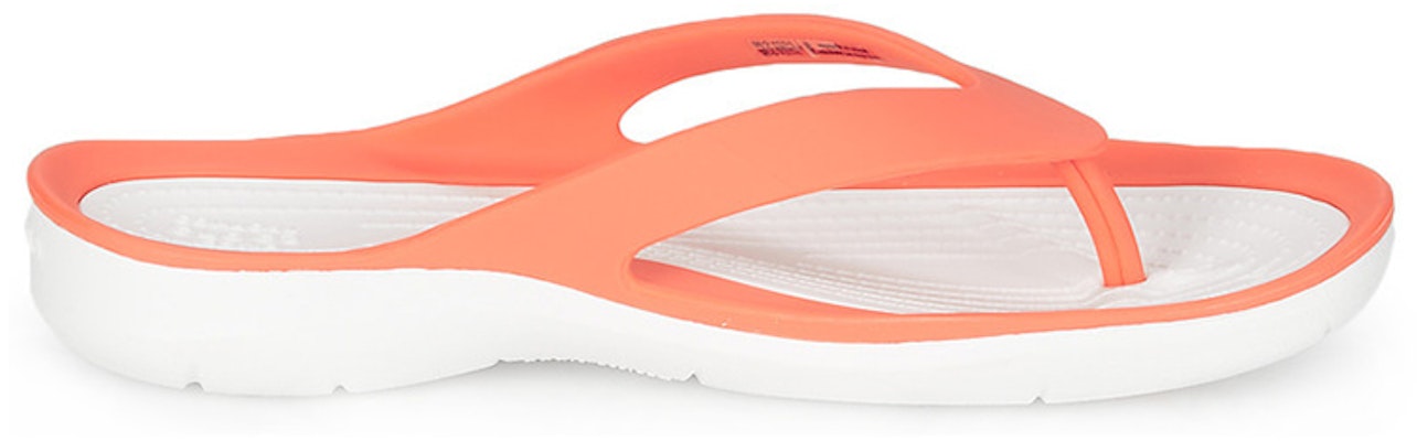 (Women) Crocs Flip-Flop 'Orange White' 204974-82Q Order (Women) Crocs Flip-Flop 'Orange White' 204974-82Q
