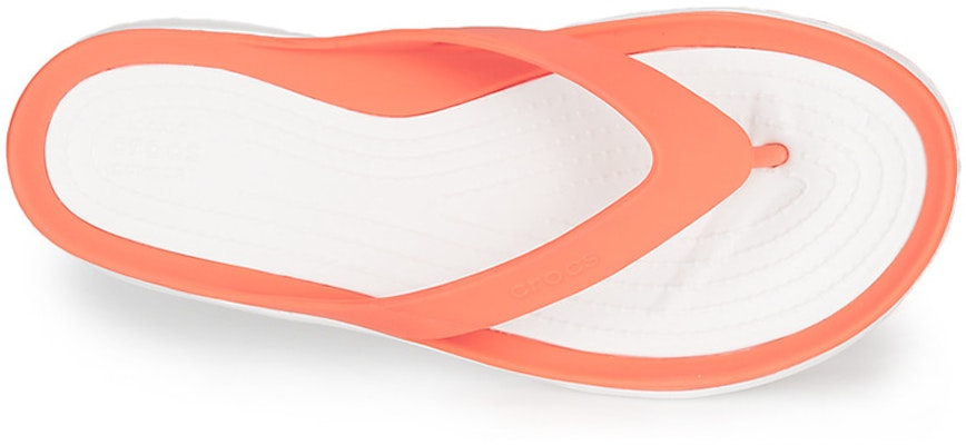 (Women) Crocs Flip-Flop 'Orange White' 204974-82Q Shop (Women) Crocs Flip-Flop 'Orange White' 204974-82Q