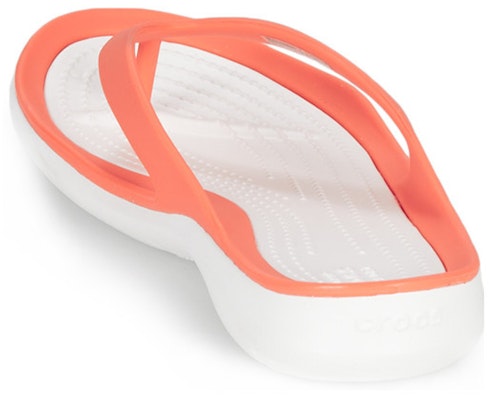 (Women) Crocs Flip-Flop 'Orange White' 204974-82Q Purchase (Women) Crocs Flip-Flop 'Orange White' 204974-82Q