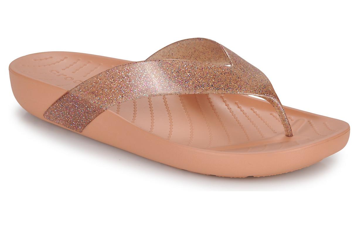 Lookbook (W) Crocs Selipar Jepit 'Coklat' 209050-2CC