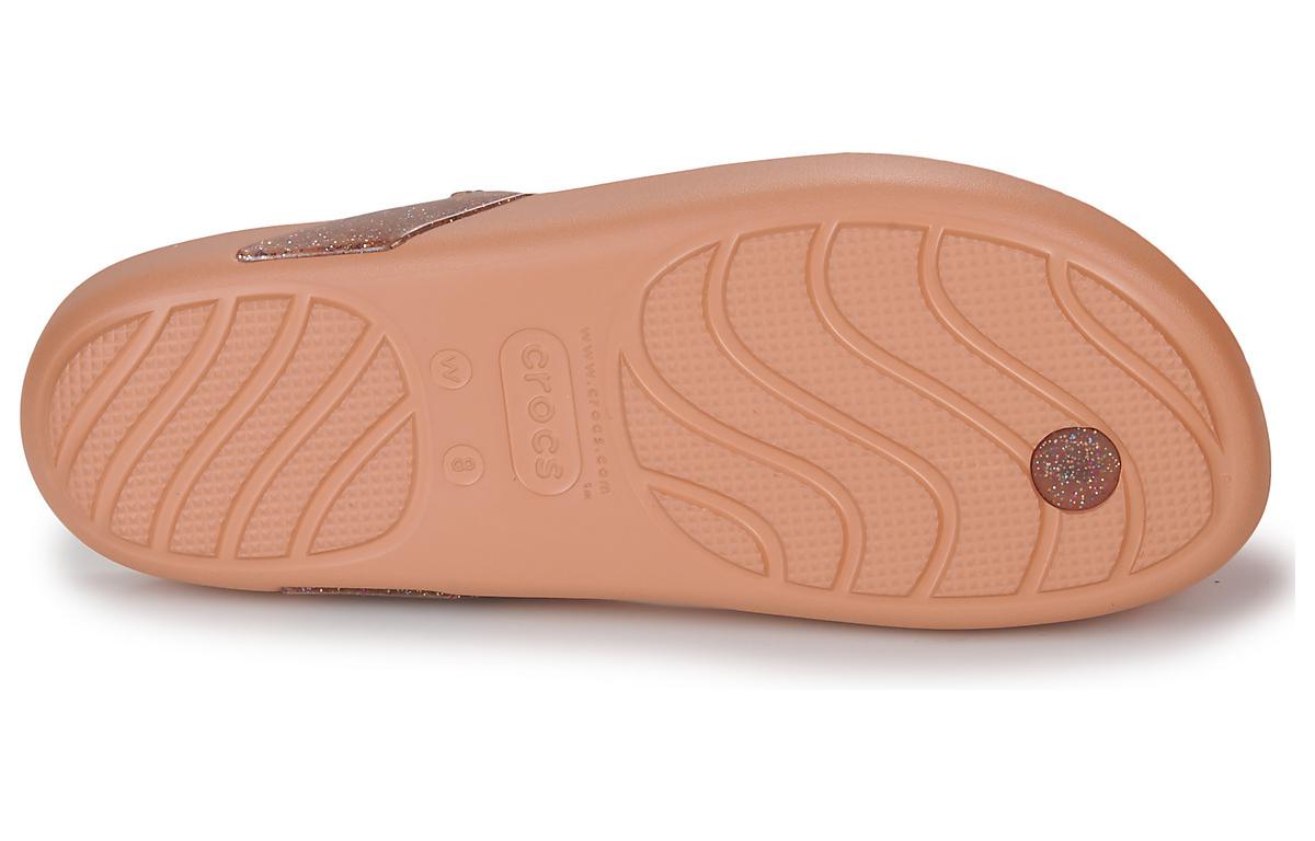 Shop (W) Crocs Selipar Jepit 'Coklat' 209050-2CC