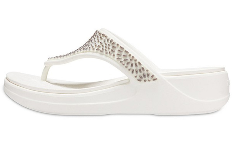 (Women) Crocs Flip-Flops 'White' 206343-174