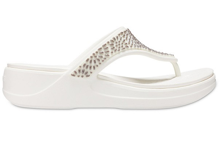 Order (Women) Crocs Flip-Flops 'White' 206343-174
