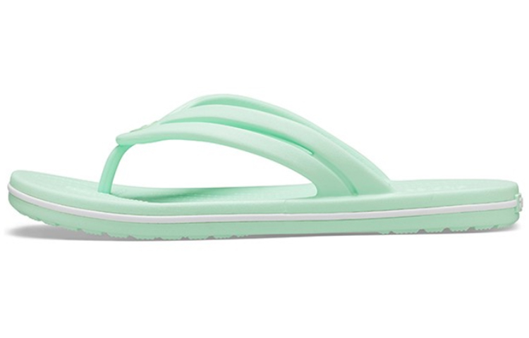 (Women) Crocs Flip-Flops Mint Green 206100-3TI