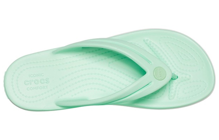 Shop (Women) Crocs Flip-Flops Mint Green 206100-3TI