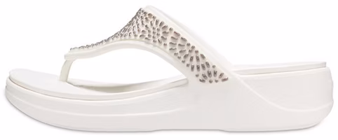 (Women) Crocs Flip-Flops 'White' 206343-174 (Women) Crocs Flip-Flops 'White' 206343-174