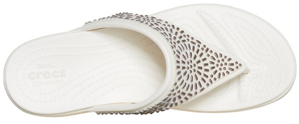 (W) Sandal Jepit Crocs 'Putih' 206343-174 Purchase (W) Sandal Jepit Crocs 'Putih' 206343-174