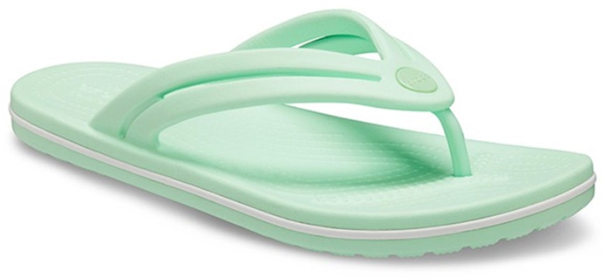 (Women) Crocs Flip-Flops Mint Green 206100-3TI Order (Women) Crocs Flip-Flops Mint Green 206100-3TI